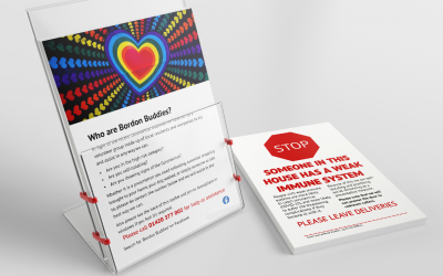 Freelance : Covid support group leaflet